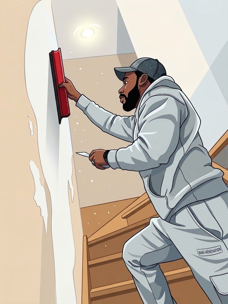 Mamadou Barry, Plâtrier, enduiseur, plaquiste et peintre chez BARI-RÉNOVATION à Dunkerque